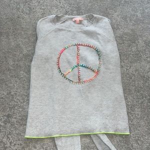 Lisa Todd peace sign sweater